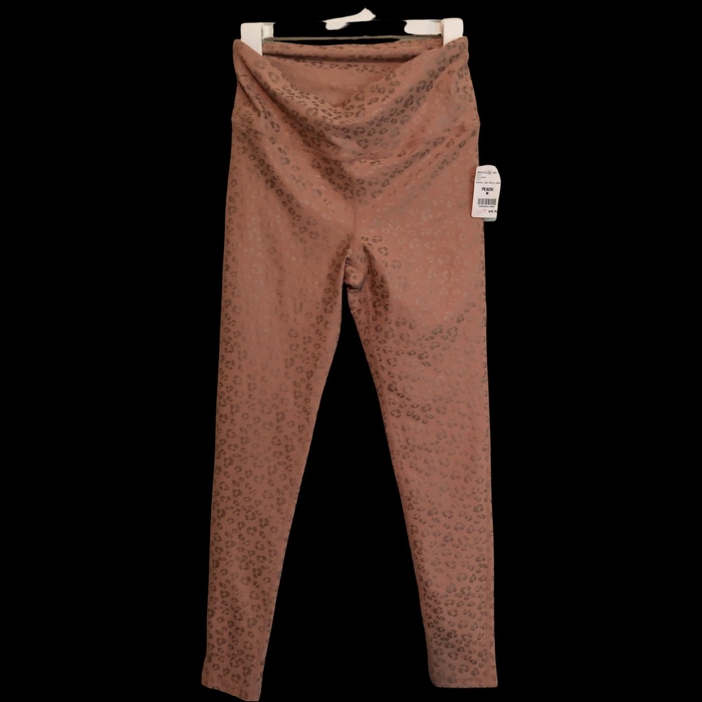 Yoga pink leopard print